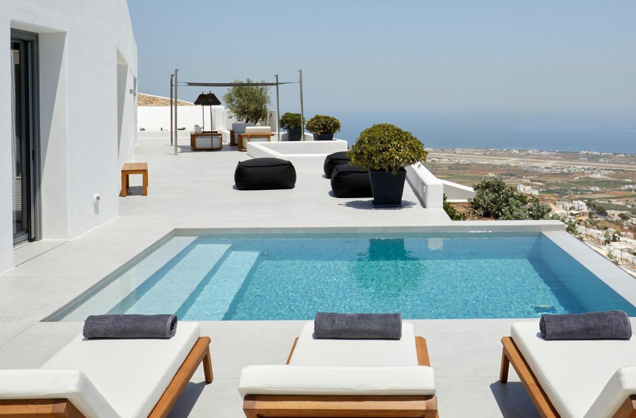 Kamini Santorini Villas Pyrgos Kallistis Bagian luar foto