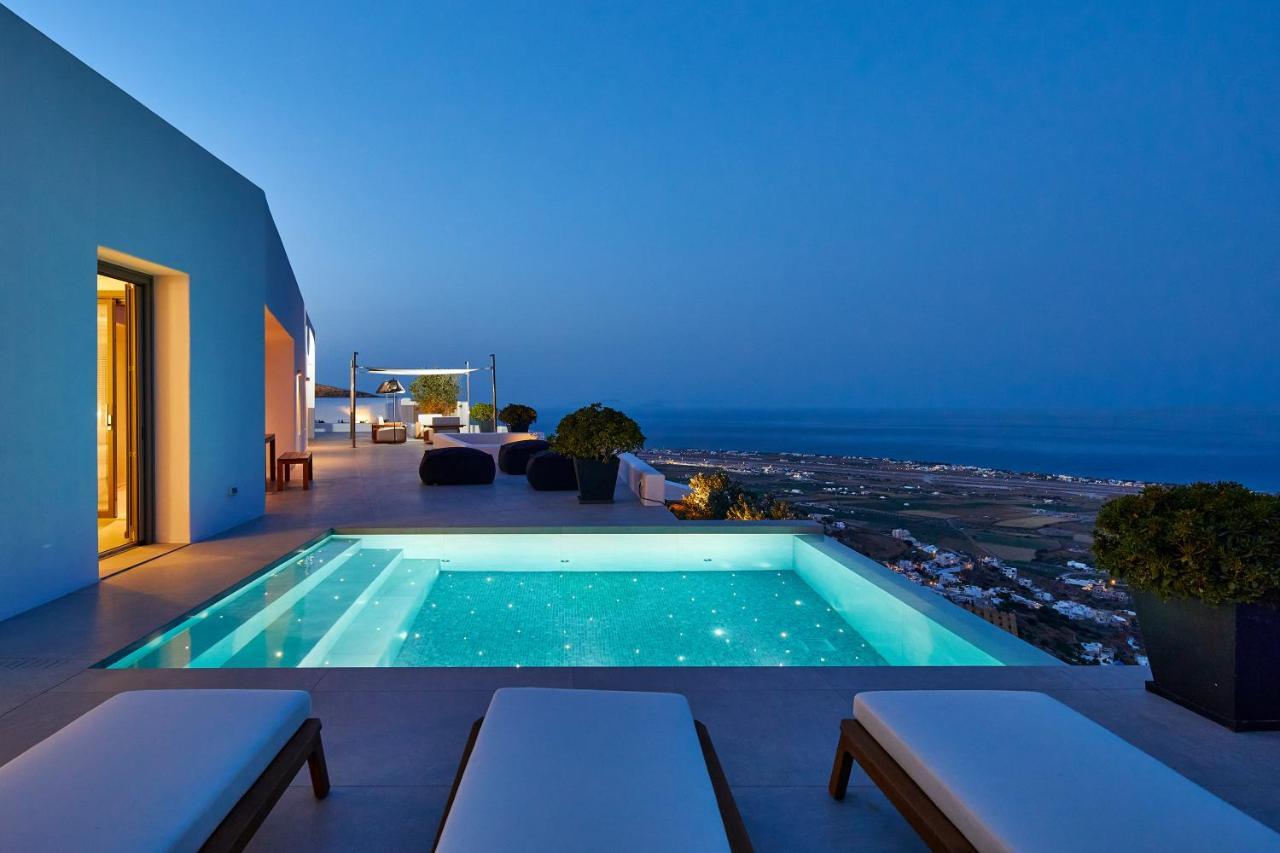 Kamini Santorini Villas Pyrgos Kallistis Bagian luar foto