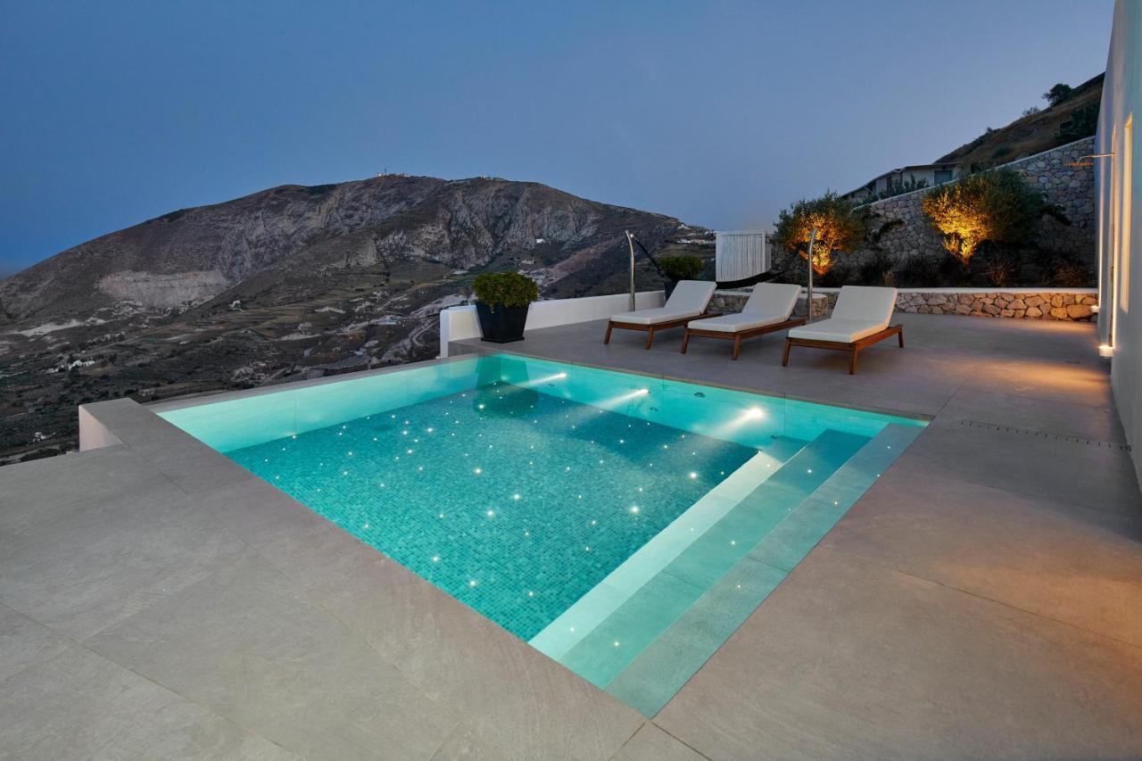 Kamini Santorini Villas Pyrgos Kallistis Bagian luar foto